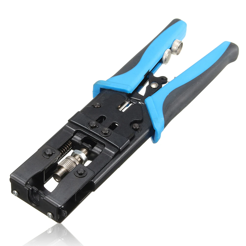 

Multi tool Cable Crimper Tool wire stripper Cutting Pliers Coaxial Compression Crimping Connectors RG59/RG58/RG6 BNC/RCA/F