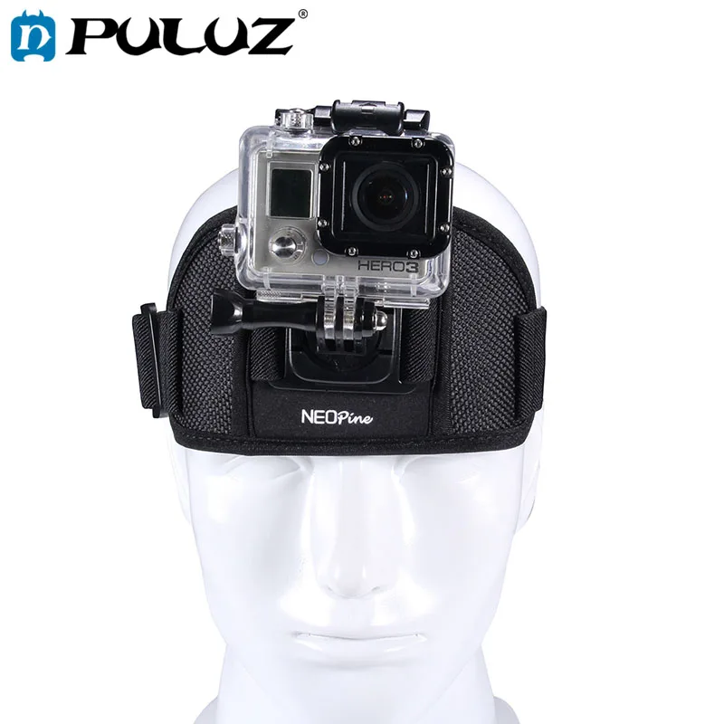 

PULUZ Adjustable Action Camera Fixed Head Strap GoPro Head Belts for GoPro HERO4 /3+ /3 /2 /1, Xiaomi Yi Sport Camera