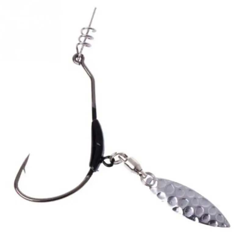 

Fishing Crank hook Jig Hooks Fishing Hook With Spoon Jig Head Soft Worm Fishing Swivels Tacklefor Salt Water Freshwater Fishing
