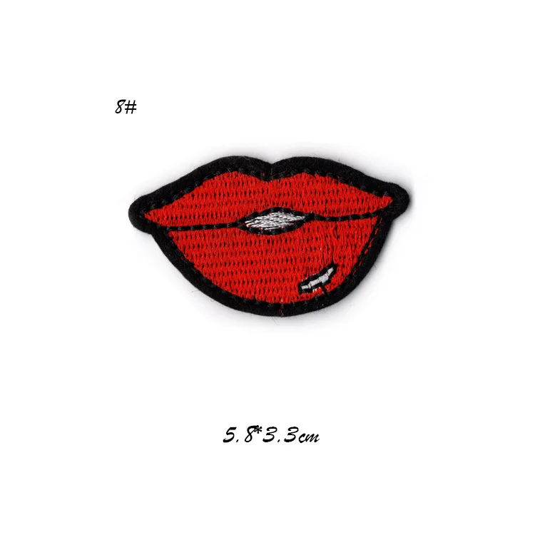 mouth lips patches for clothes 10