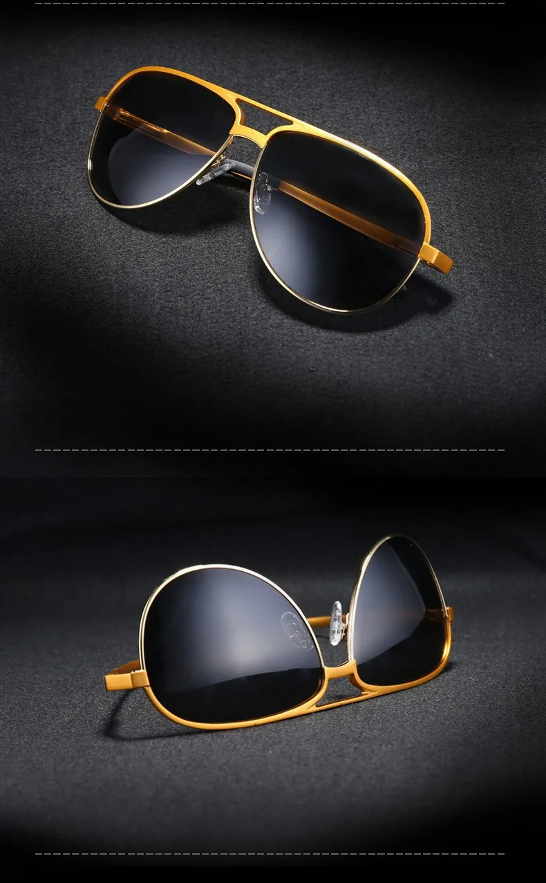 Oculos Masculino прямые продажи алюминиево-магниевый сплав ретро классические модные солнцезащитные очки поляризованные очки для вождения