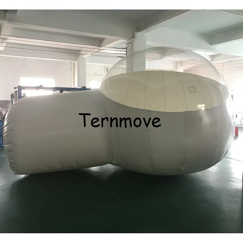  Inflatable Half Clear Bubble Camping Dome Lawn beach Tent 4m diameter room Inflatable Bubble House 