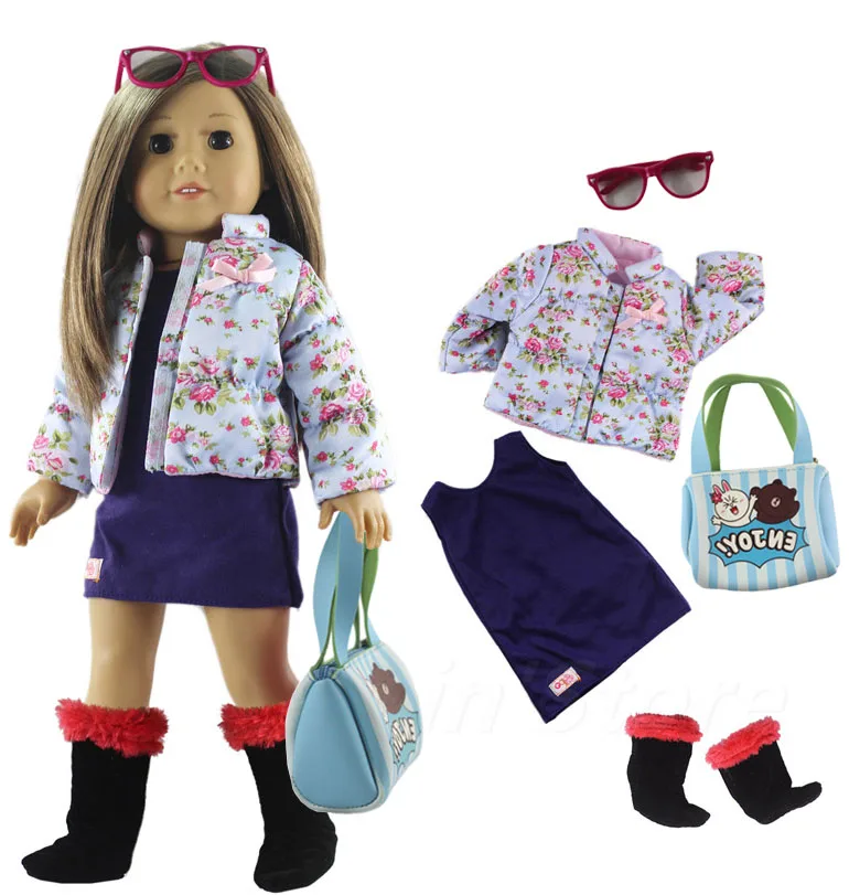 Модная кукольная одежда, набор игрушек, одежда для 1", американская кукла, повседневная одежда, много стилей на выбор, A030