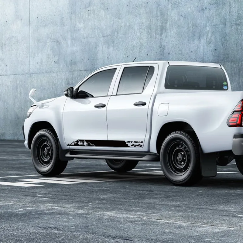 1 комплект наклеек для багажника Toyota Hilux Vigo Revo Rocco двухсторонние спортивные