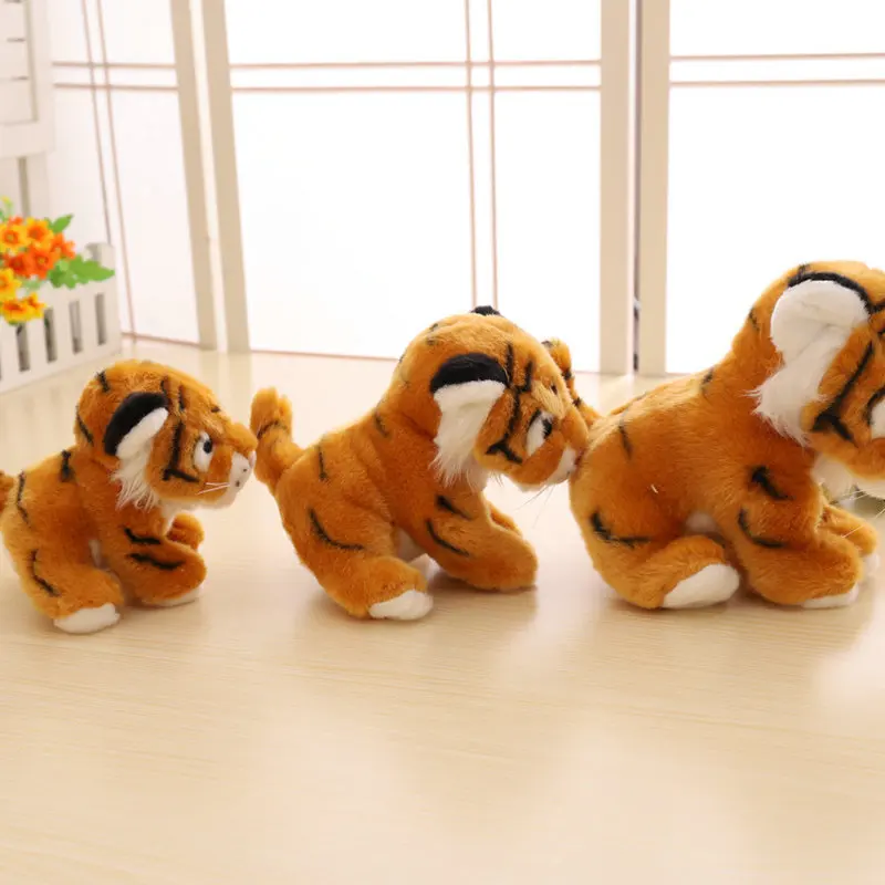 1 unid simulación suave tigre de Peluche animales juguetes de Peluche almohada Animal Peluche muñeca algodón niños Brinquedo juguetes para niños regalo