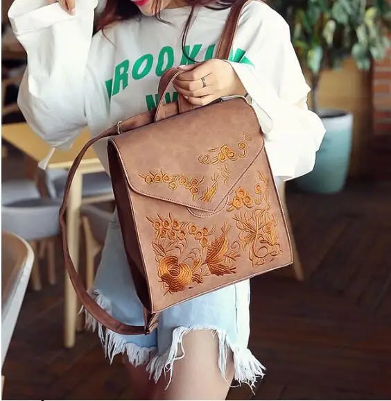 

Vintage Pu Leather Women Backpack Preppy Style Backpacks Women Fashion School Bag College Backpack Women Shoulder Bags Mochilas