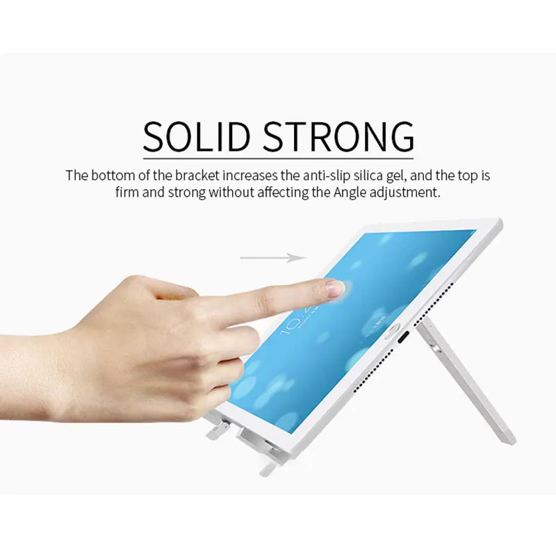  Adjustable Tripod Anti-Slip Tablet Holder Stand Aluminum Alloy Support For ipad 2018 Air Pro Mipad 