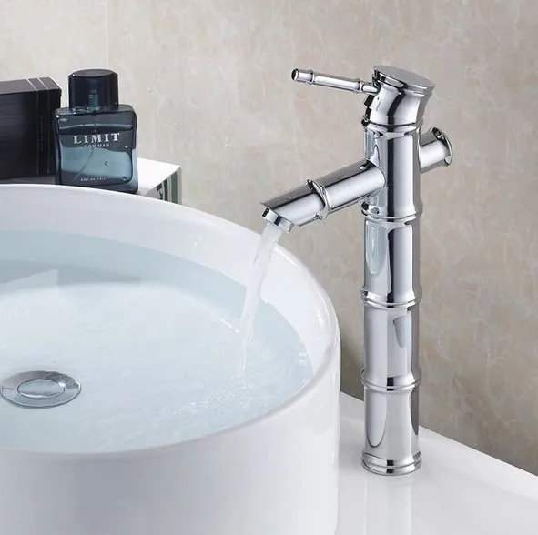 Bathroom Sink Faucet Single Handle Deck Mount Basin Mixer Tap Polished Chrome