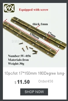 18*175mm 10 pc 180 Graus Dobradiças para