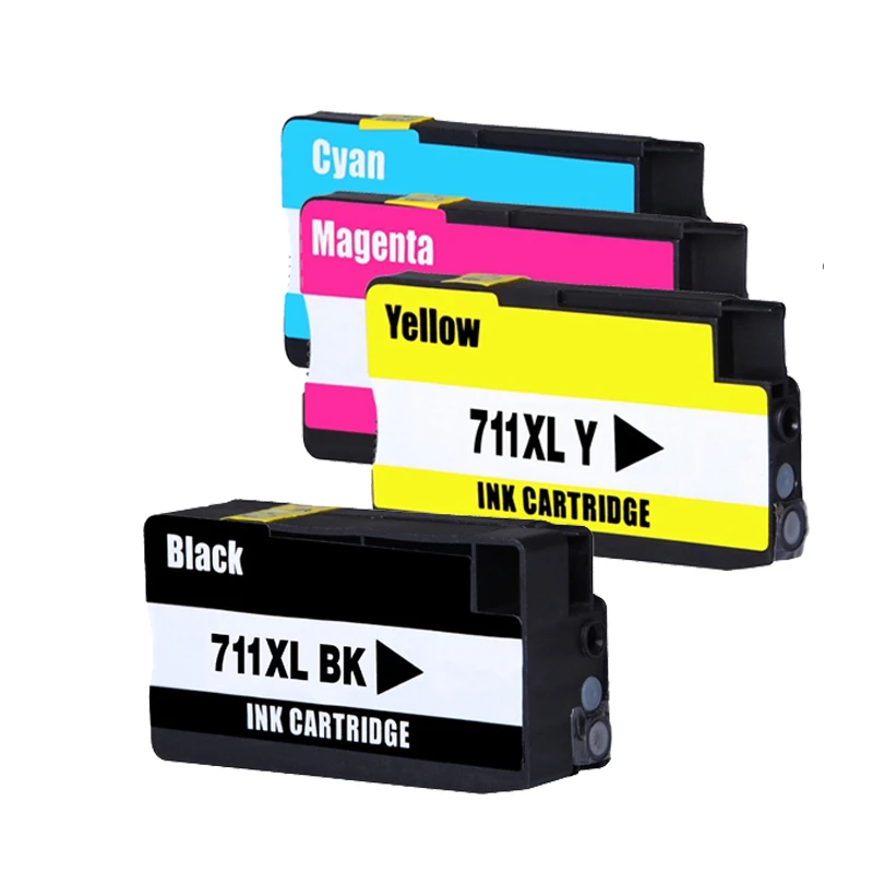 711 711XL чернильный картридж совместим с HP711 CZ130A-CZ133A для HP T120 24-в-1 ePrinter/T120 T520 610 мм ePrinter