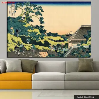 

05 The Fuji seen from the Mishima pass Still life Classical oil Painting Drawing art Spray Unframed Canvas wire figure20018193