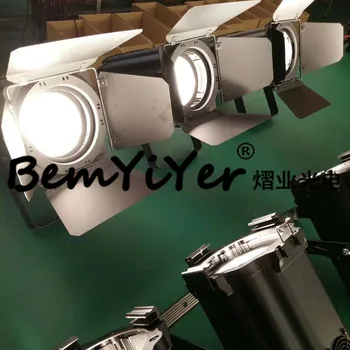 

Bemyiyer 1piece LED fresnel spot light/200W warm white/manual zoom for video films/studios/stage/theatre/church
