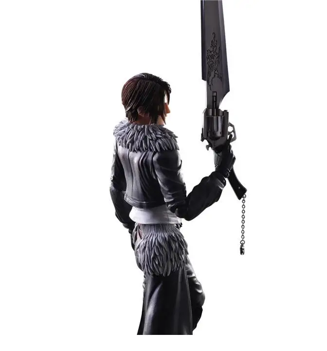 28 см Play Arts Kai Squall Leonhart Final Fantasy VII Аниме Фигурки ПВХ Модель Коллекция оригинальная