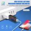 Digital USB Detector de carga de voltaje actual 3/4 dígitos de energía móvil actual amperímetro del voltímetro de la tensión de cargador Tester ► Foto 3/6