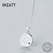 INZATT Настоящее 925 пробы Серебряное модное циркониевое Созвездие колье ожерелье хорошее ювелирное изделие для женщин подарок на день рождения