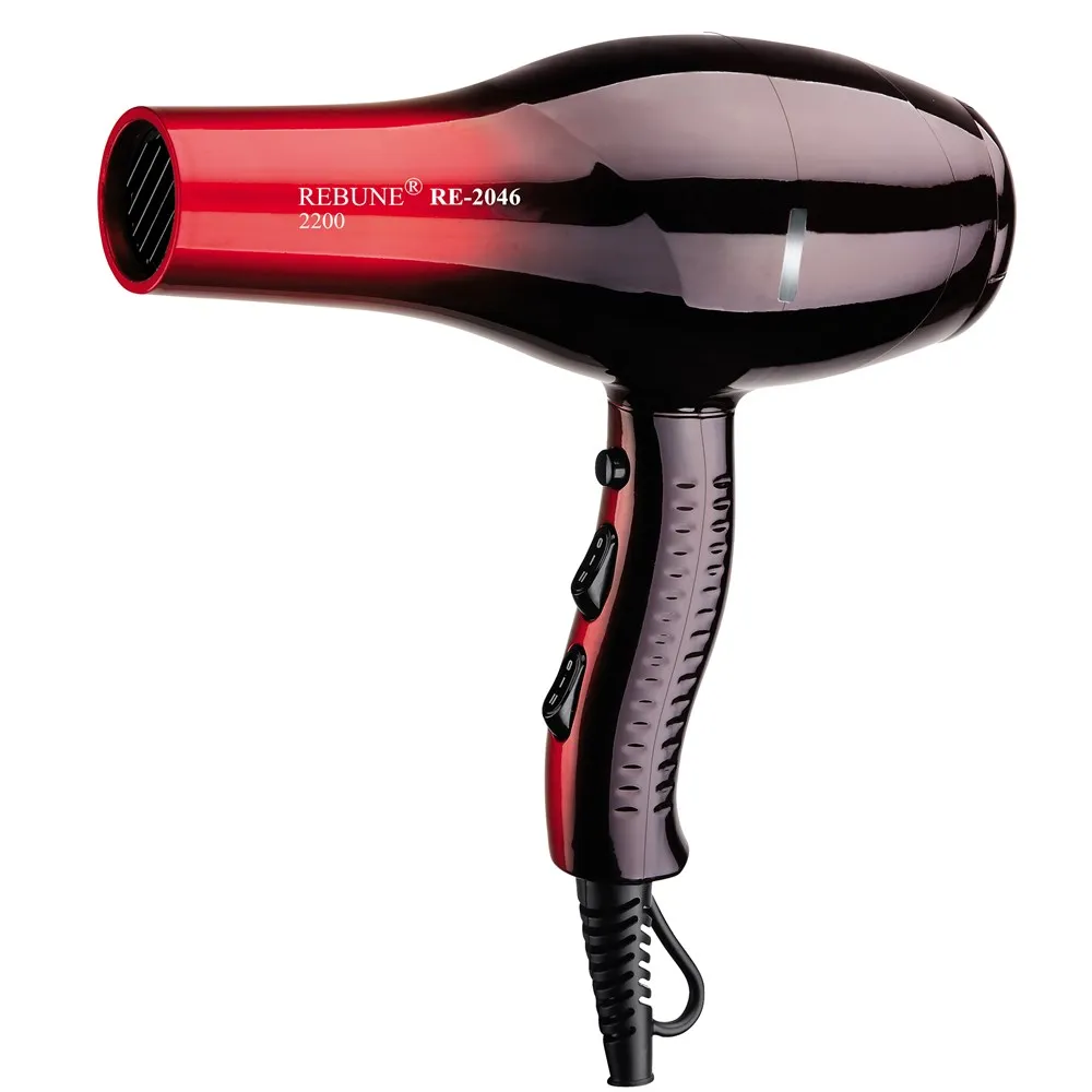 REBUNE 2200W Professional Hair Dryer Negative Ion Ceramic Ion Rapid Modeling AC Motor Home Salon Hair Dryer REBUNE 2200W Professional Hair Dryer Negative Ion Ceramic Ion Rapid Modeling AC Motor Home Salon Hair Dryer