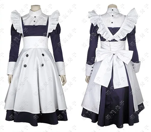 

2017 Anime Black Bulter Meyrin Sailor suit costume cosplay Meyrin lolita cosplay costume maid housemaid Dress