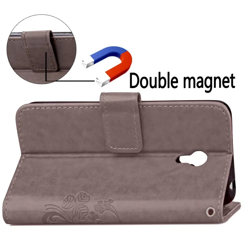 Meizu M3S Four Leaf Clover Wallet Case (18)