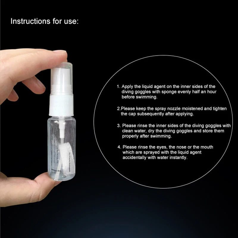 Defogger Solid State Defog Anti Fog Agent For Swim Goggle Glass Lens Diving Mask Cleaner Solution Antifogging Spray Mist