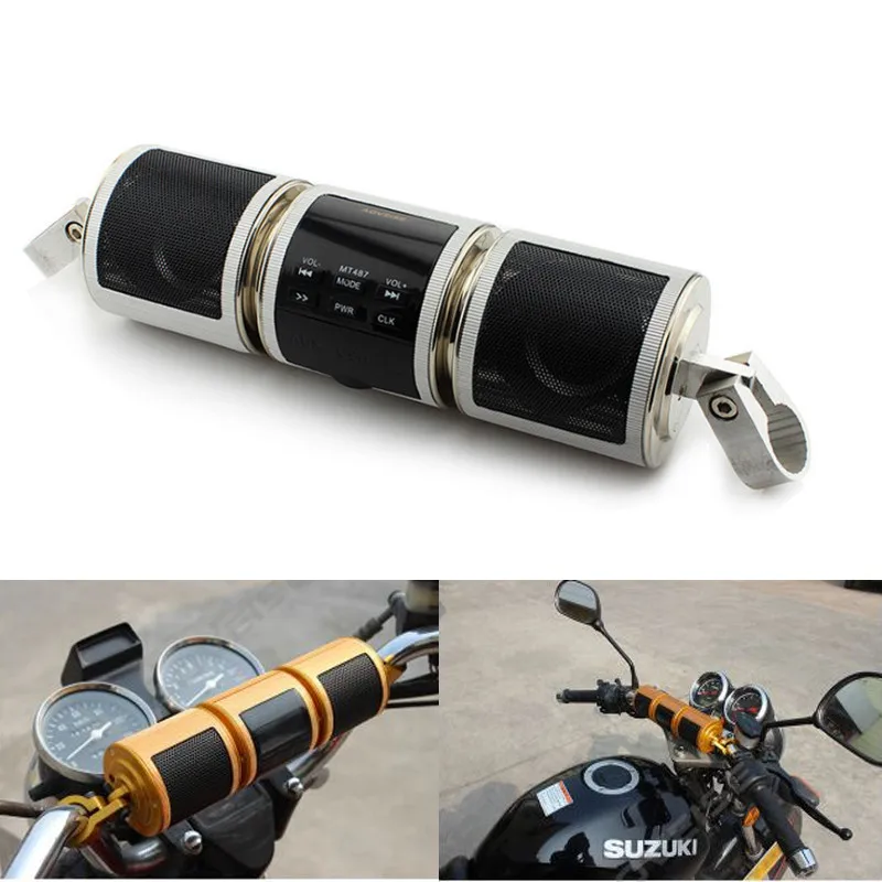 Motorcycle Motorbike Bluetooth Audio Sound System MP3 FM Radio Stereo Speakers Waterproof for Honda Yamaha Suzuki Harley Motorcycle Motorbike Bluetooth Audio Sound System MP3 FM Radio Stereo Speakers Waterproof for Honda Yamaha Suzuki Harley