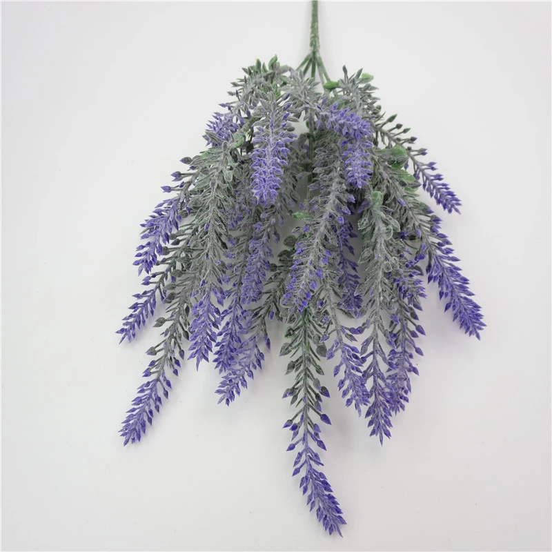 36CM Romantic Provence Lavender Flower Silk Artificial Flowers Plants Fake Artificiales Wedding Home Garden Table Decoration