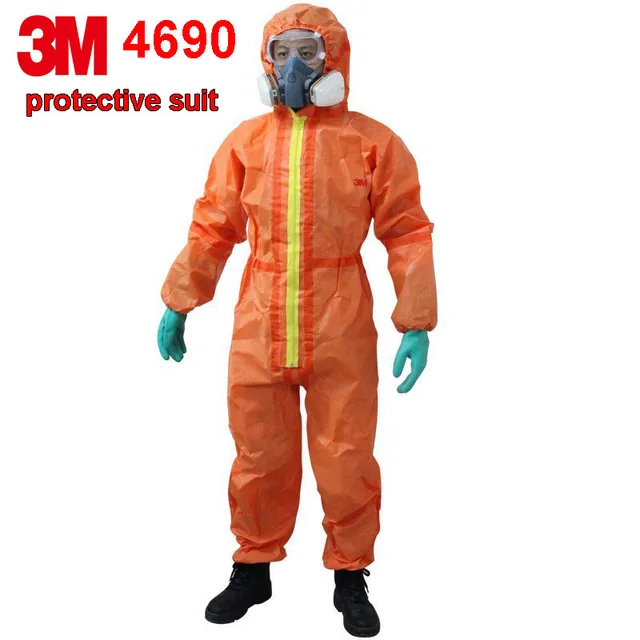3M 4690 protective suit Nuclear Radiation Protective Chemical Isolation