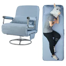 Складной вращающийся ленивый диван раскладная кровать Кресло компьютерное вращающееся кресло офисное кресло