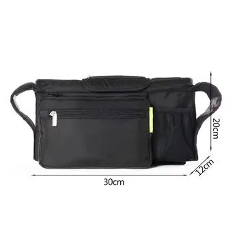 

Fashion New Women Multifunction Cosmetic Makeup Holder Bag Universal Baby Stroller Organizer Extra-Large Storage Space for Mom