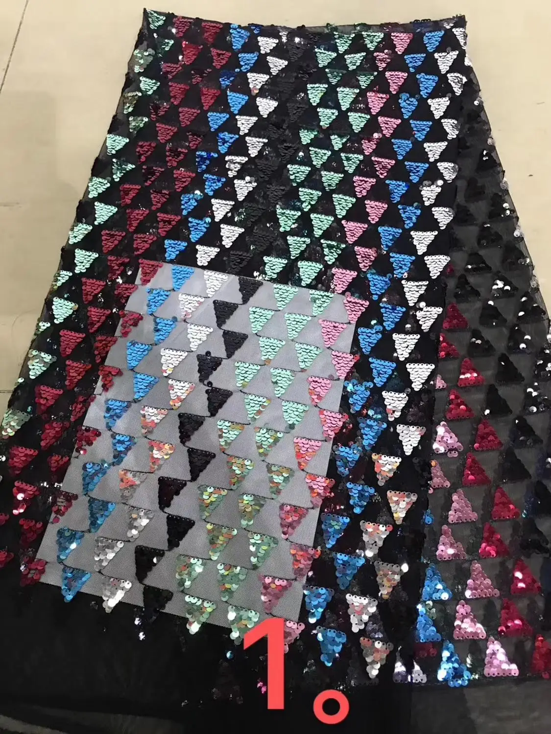 

African Sequins Lace Fabric 2019 Embroidered Nigerian Net Laces Fabric Bridal High Quality French Tulle Lace Fabric DPJUL221