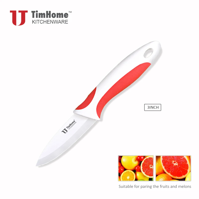 

Timhome 3 inch Paring Ceramic Knife fruit knife