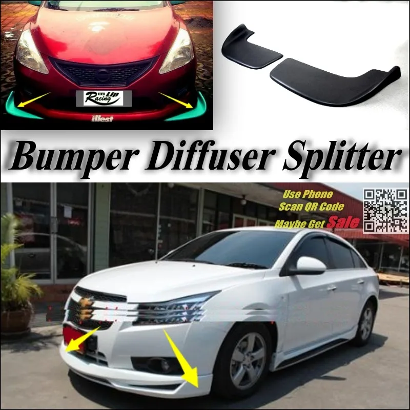 Chevrolet Cruze J300 2008~2014 Front Deflector Flap Fin Chin Spoiler Deflector