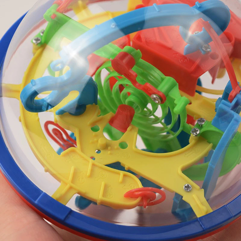 Best Seller 3D Magic Maze Ball 100 Levels Intellect Ball Rolling Ball
