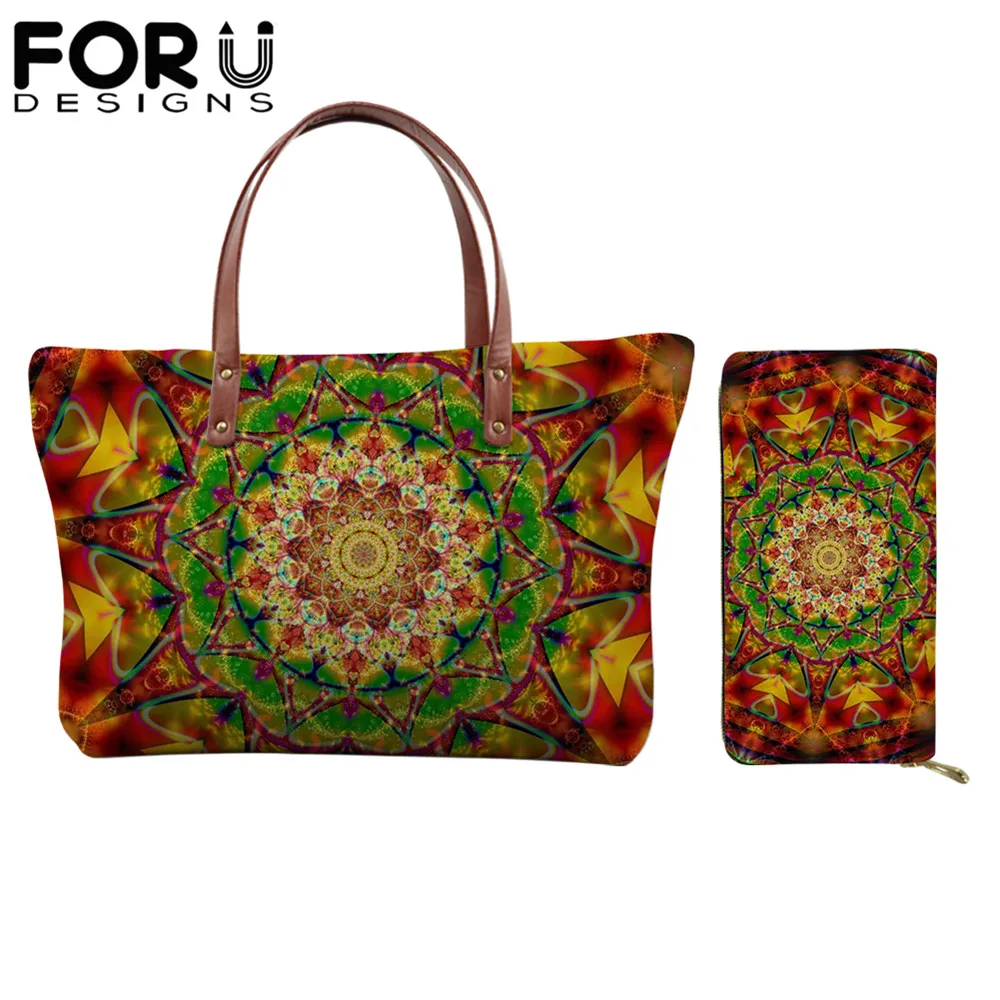 FORUDESIGNS المرأة حقائب أعلى-حقائب بيد فراشة الحيوانات طباعة عارضة محفظة للسيدات المحافظ حقائب حمل حقائب موهير