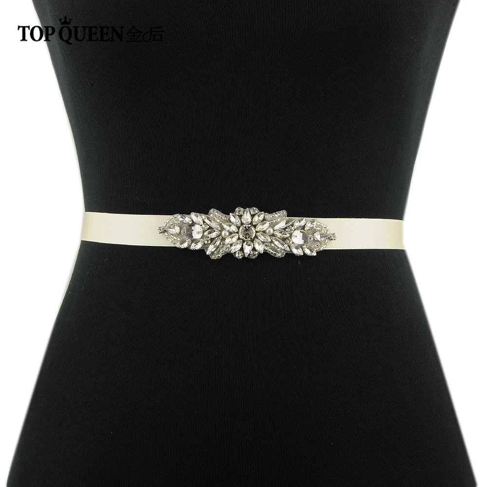 TOPQUEEN S337 пояс для женские платья с блестками ремни женщин со Стразами Пояс