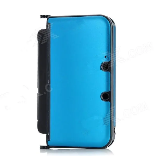 NEW Protective Aluminum + Plastic Shell Cover Box Hard Metal Flip Open Case for Nintendo 3DS LL