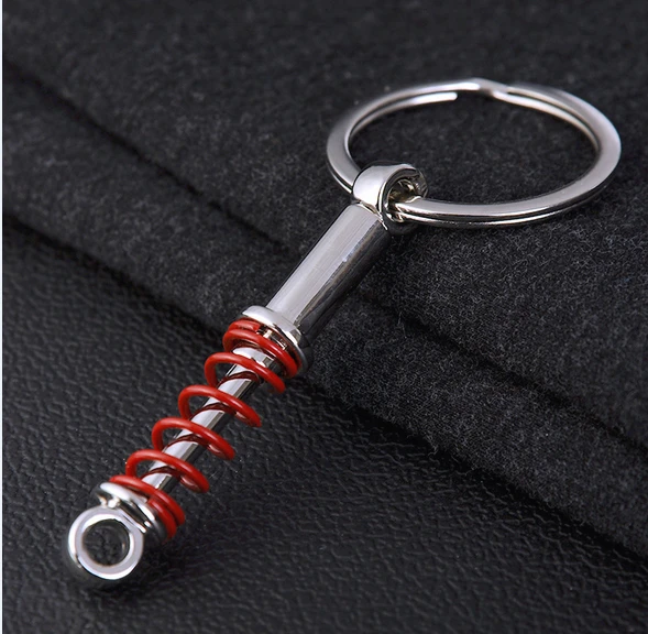 Suspension Keychain Key Chains Keyrings Car Auto Coilover Spring Shock