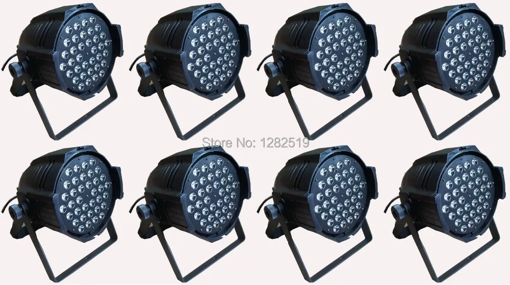 

8pcs 54*3W RGBW LED par lighting