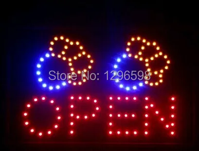 

2017 Direct Selling 10x19 Inch Semi-outdoor Ultra Bright Pet Shop signage led sign