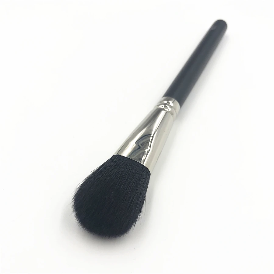 Pincel de Maquiagem para Blush Profissional para Blush Contorno de Cabra Pincel Natural 116 1 Beleza e saúde