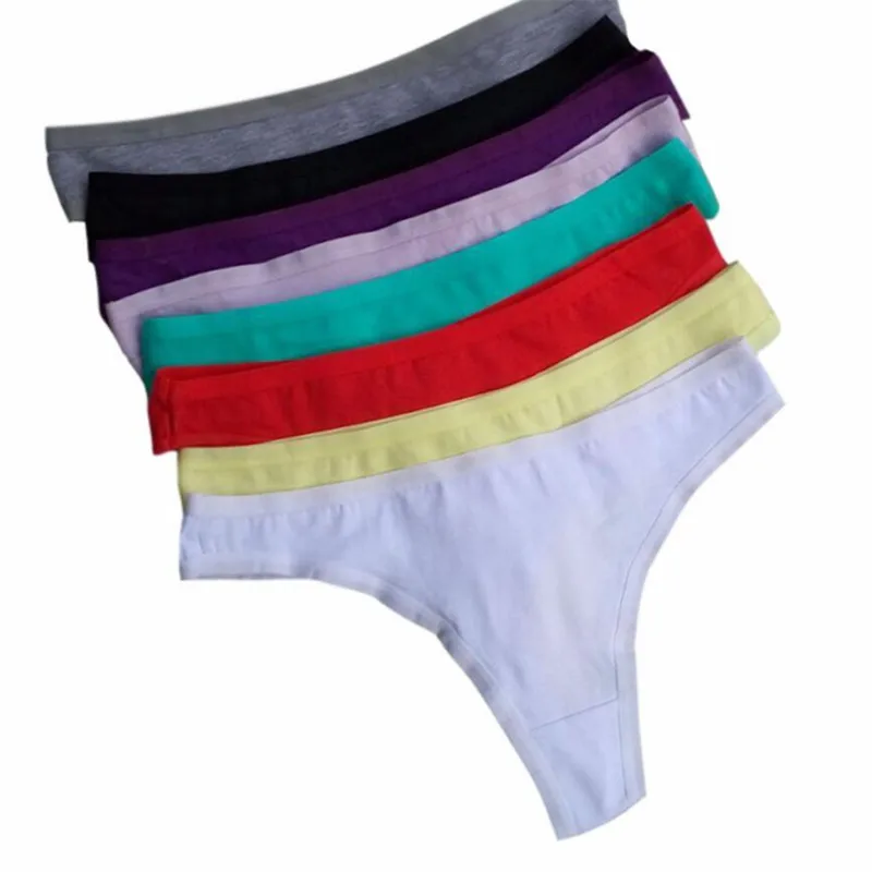 Plus sizes G String Cotton Women Panties Thongs Low Waist Sexy Panties Underwear M L Black Skin Red White xl-3xl