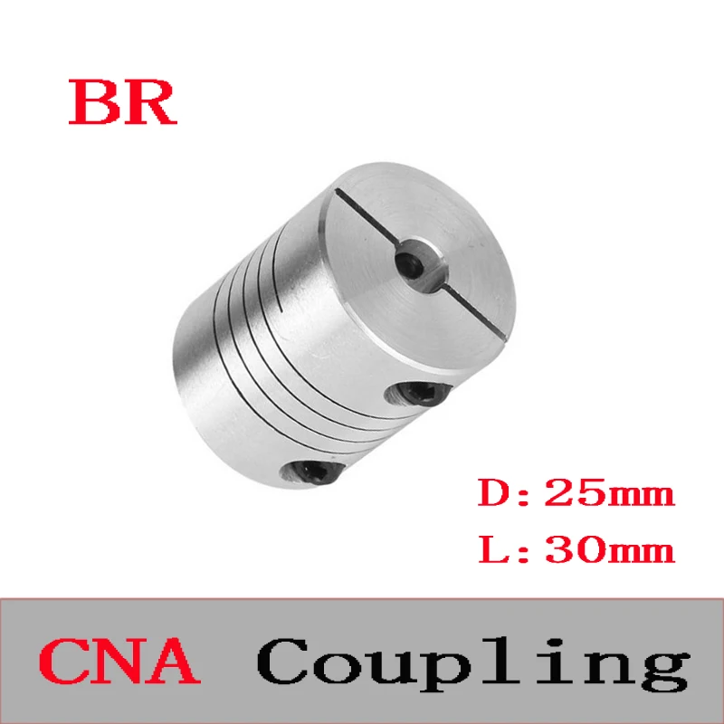 Coupling BR D25 L30 CNC Stepper Motor Shaft Coupler Flexible Coupling