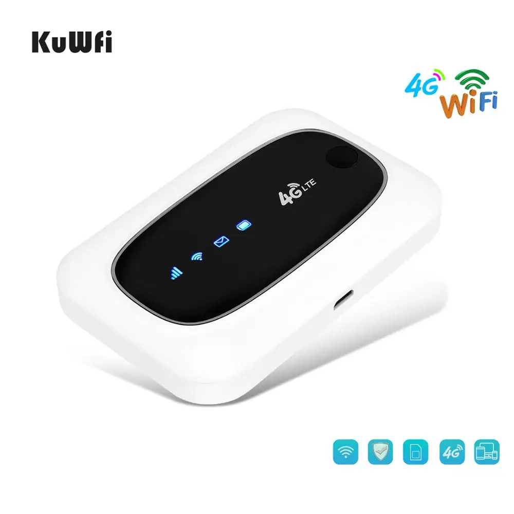 KuWFi 4G Wi Fi маршрутизатор FDD/аппарат который не привязан к оператору сотовой связи