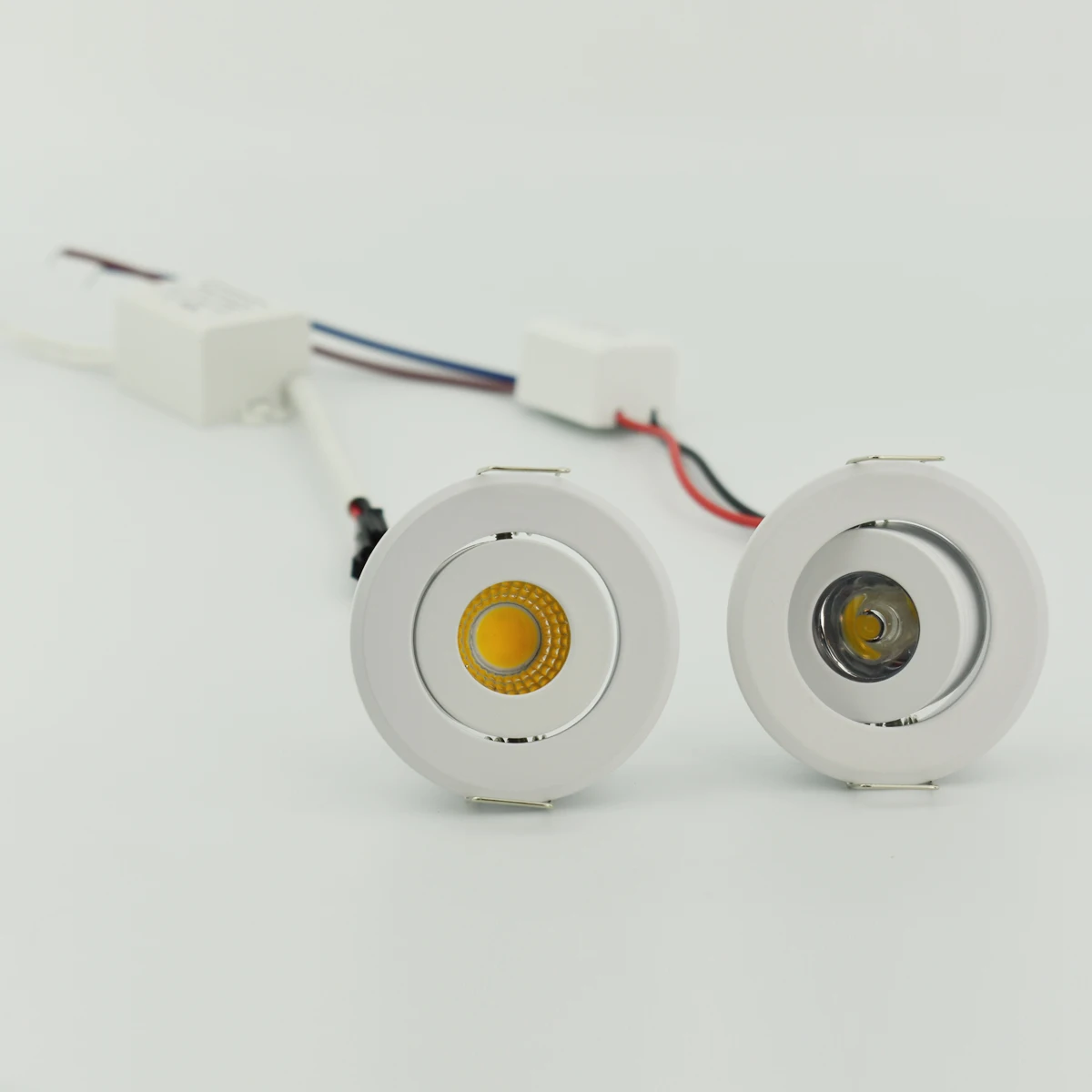 Mini led spot downlights 1W COB 3W LED recessed spot dimmable round led for home cabinet showbox