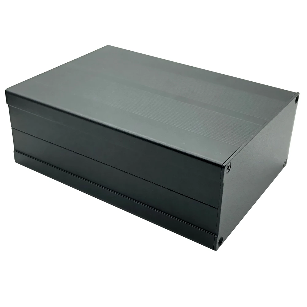 

1pc Black Extruded Aluminum Enclosures PCB Instrument Electronic Project Box Case 150x105x55mm Aluminum Enclosure