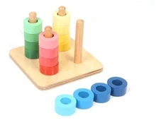 Juguete de madera para aprender los colores