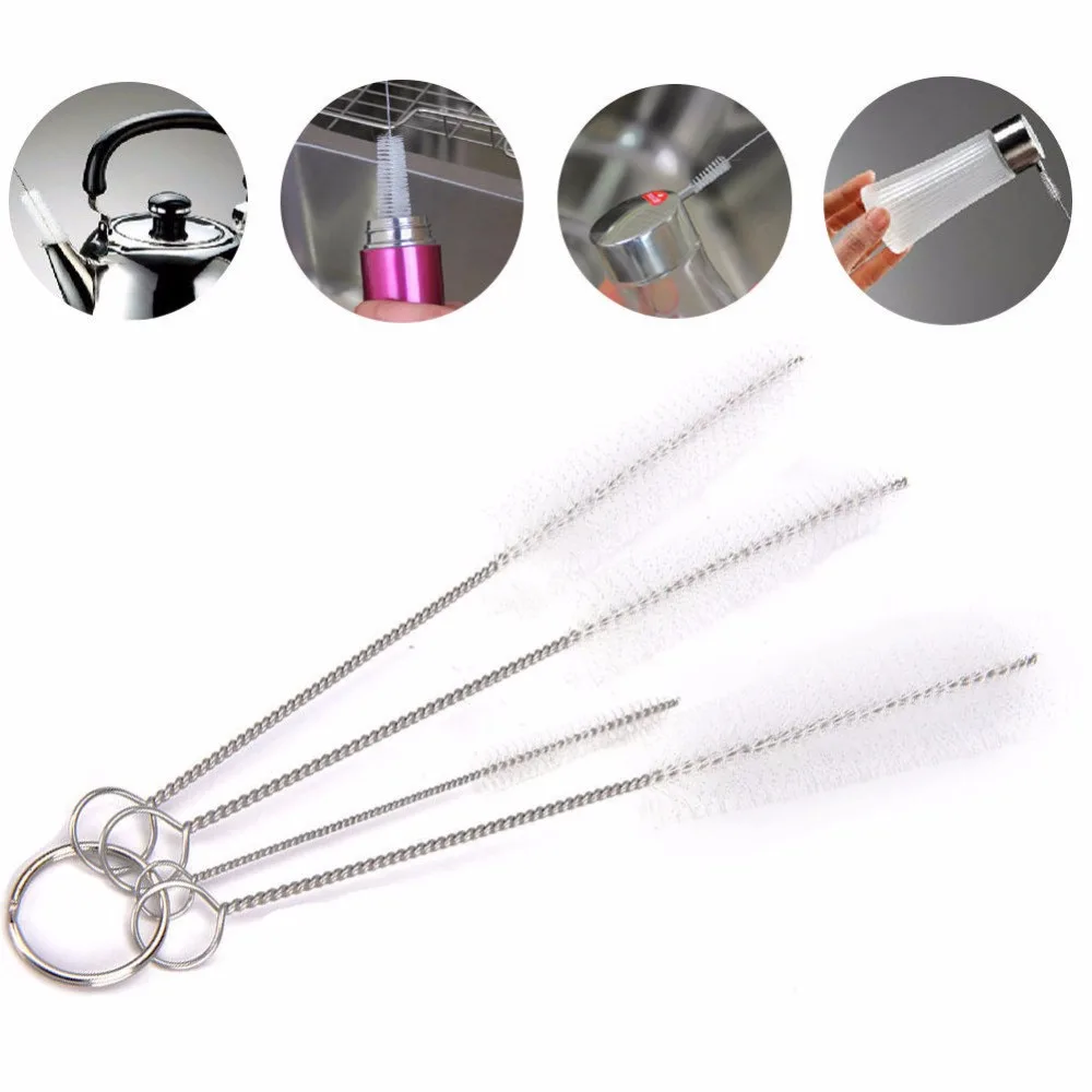 

mini Cleaning Brushes Tea Pot Spout Bottle Kettle Nozzle Kitchen Cleaner a802 08