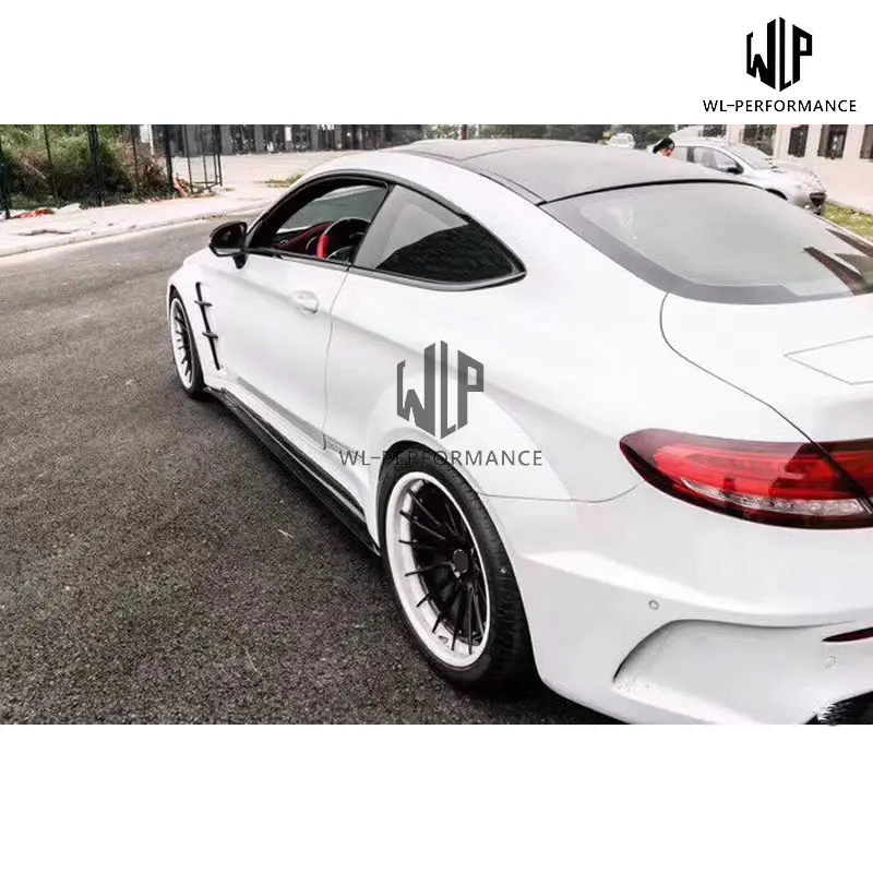 W205 C63 PD style High quality PU Unpainted Car body kits For Mercedes-Benz W05 C63 Coupe PD style Car Styling