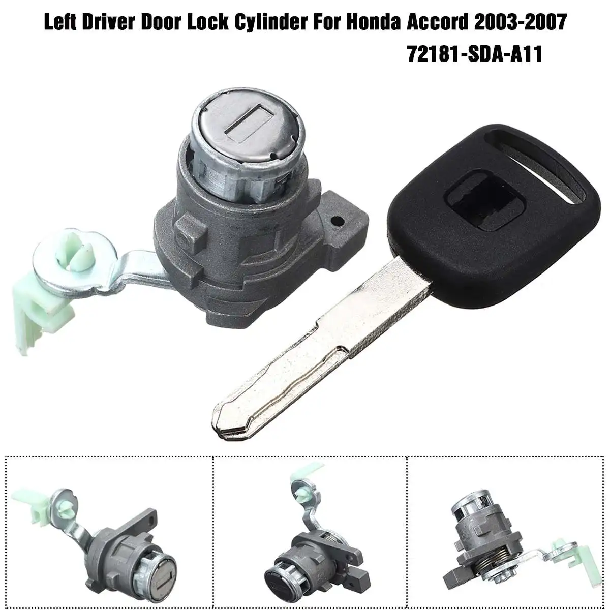 

Car Front Left Driver Side Door Lock Cylinder W / Key For Honda for Accord 2003 - 2007 72181SDAA11 72181-SDA-A11