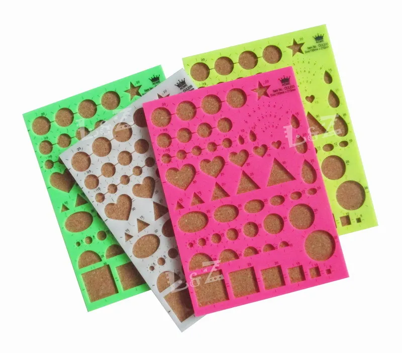 DIY Quilling Template Board for Paper Strips Decorative Design 2pcs/lot