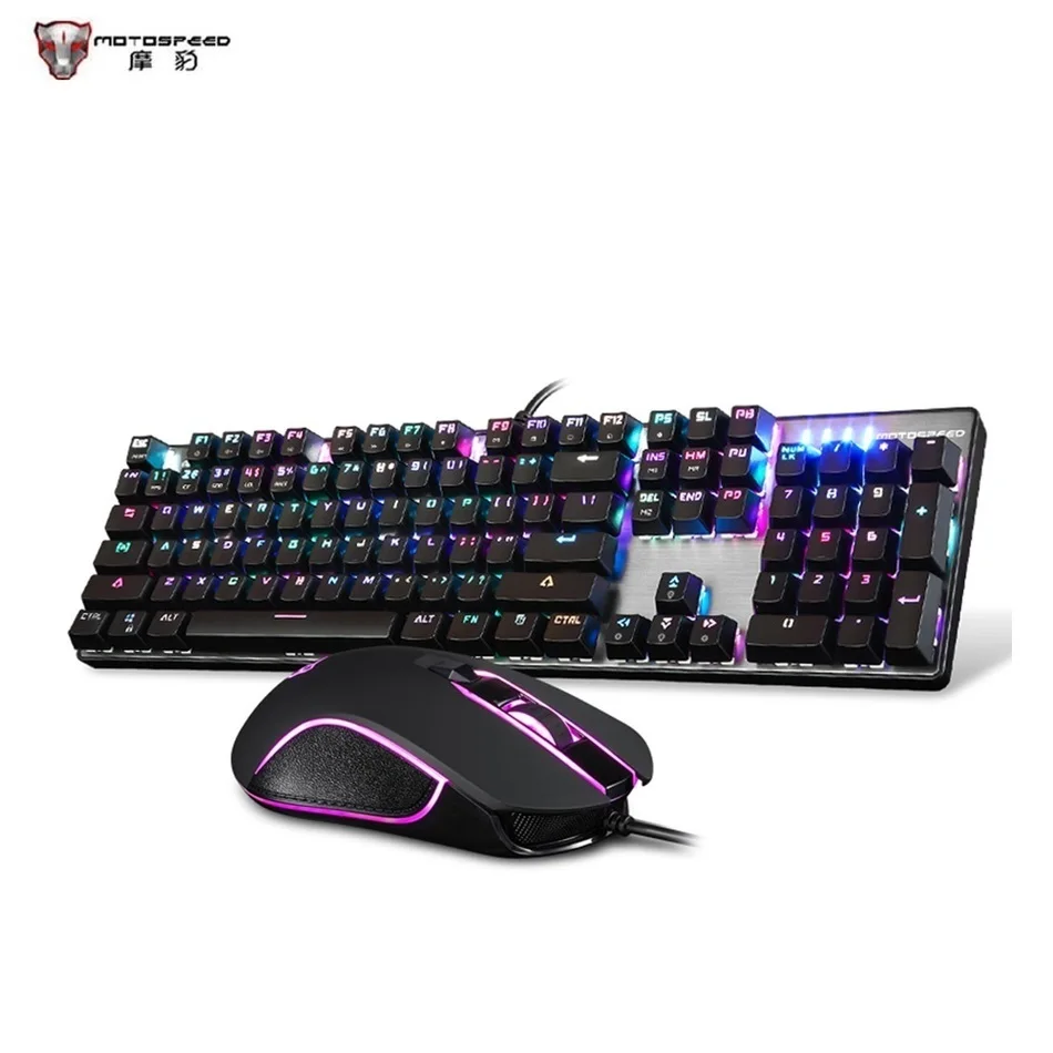 Prix pour Motospeed ck888 clavier de jeu usb filaire rétro-éclairage rgb mécanique clavier souris combo pour ordinateur portable jeux Prix pour Motospeed ck888 clavier de jeu usb filaire rétro-éclairage rgb mécanique clavier souris combo pour ordinateur portable jeux